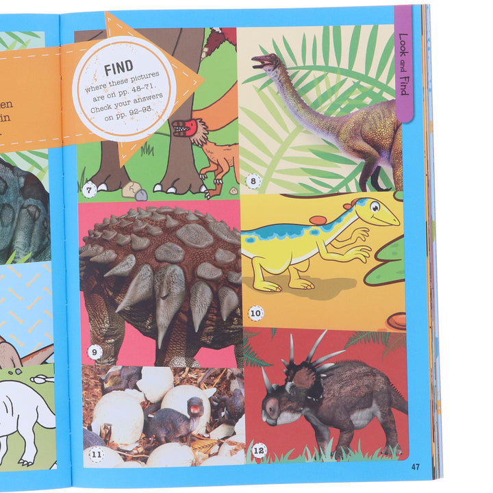 The Fact-Packed Activity Book: Dinosaurs by DK - Ages 5+ - Paperback