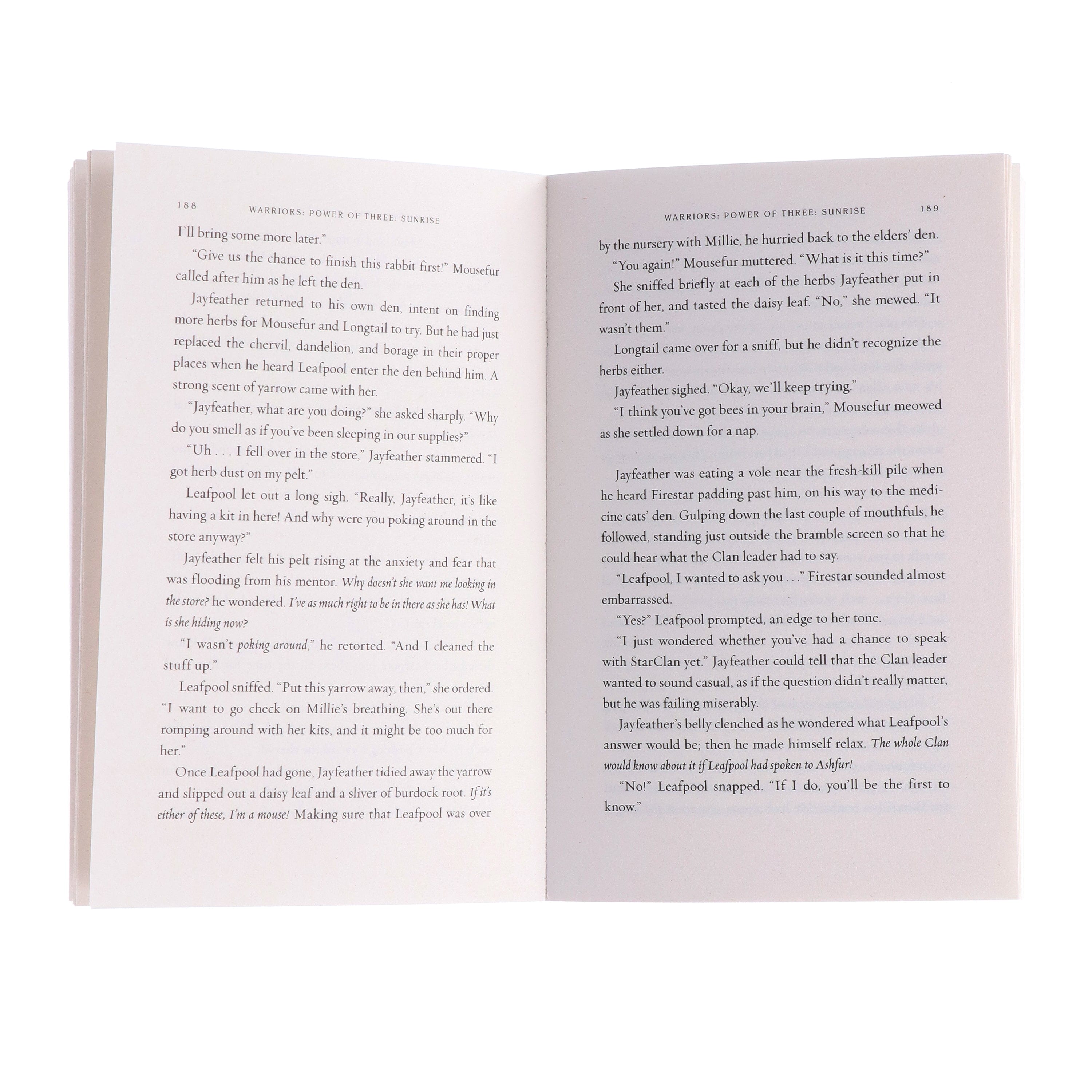 Warrior Cats by Erin Hunter: Series 3 The Power of Three 6 Books