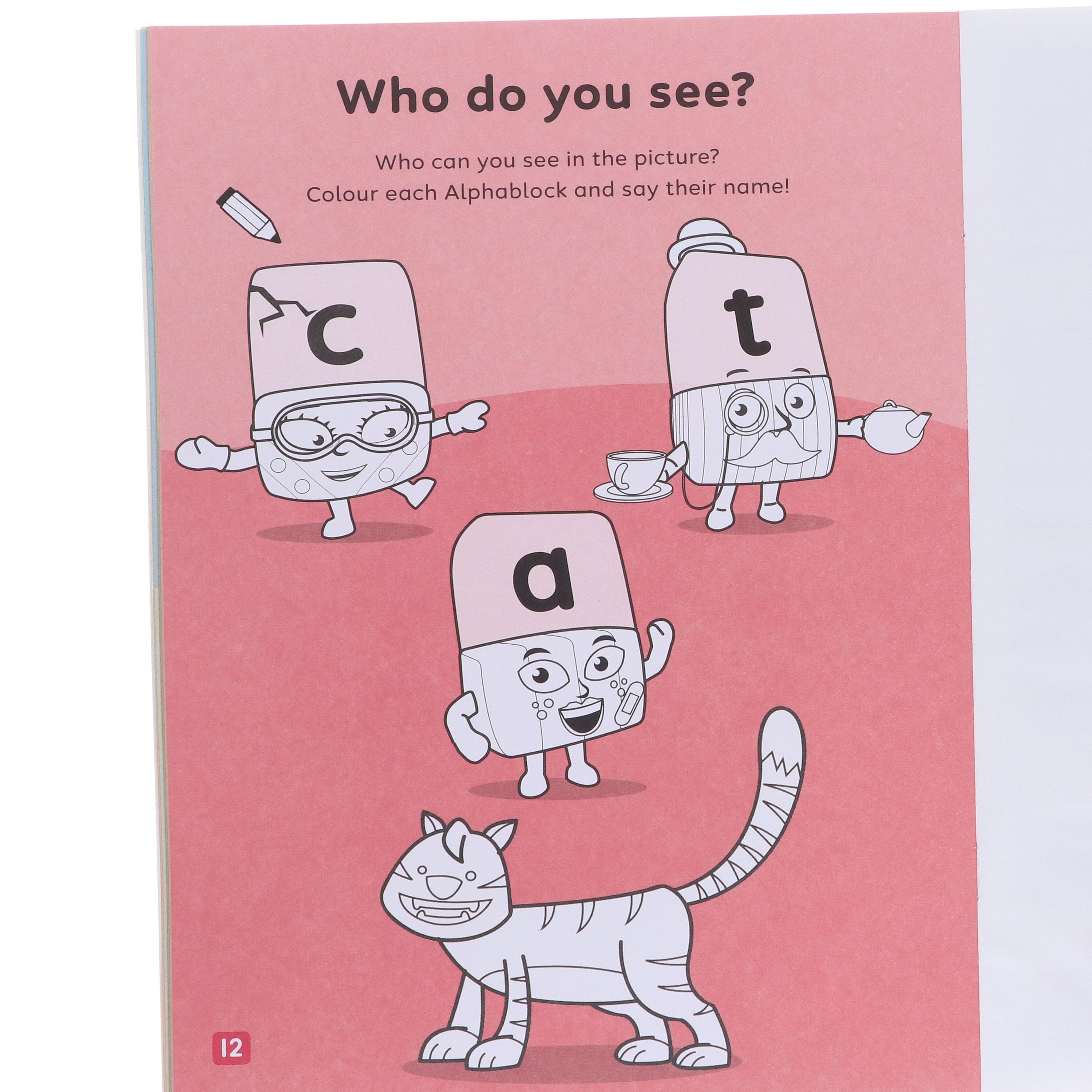 Numberblocks and Alphablocks Red Level 1 Collection 6 Workbooks