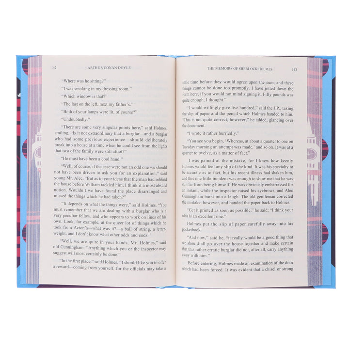 The Memoirs of Sherlock Holmes by Arthur Conan Doyle - Fiction- Hardback