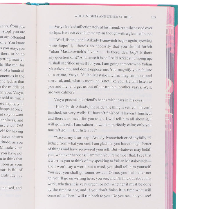 White Nights & Other Stories by Fyodor Dostoevsky: (Wilco Classics) Sprayed Edge Hardback