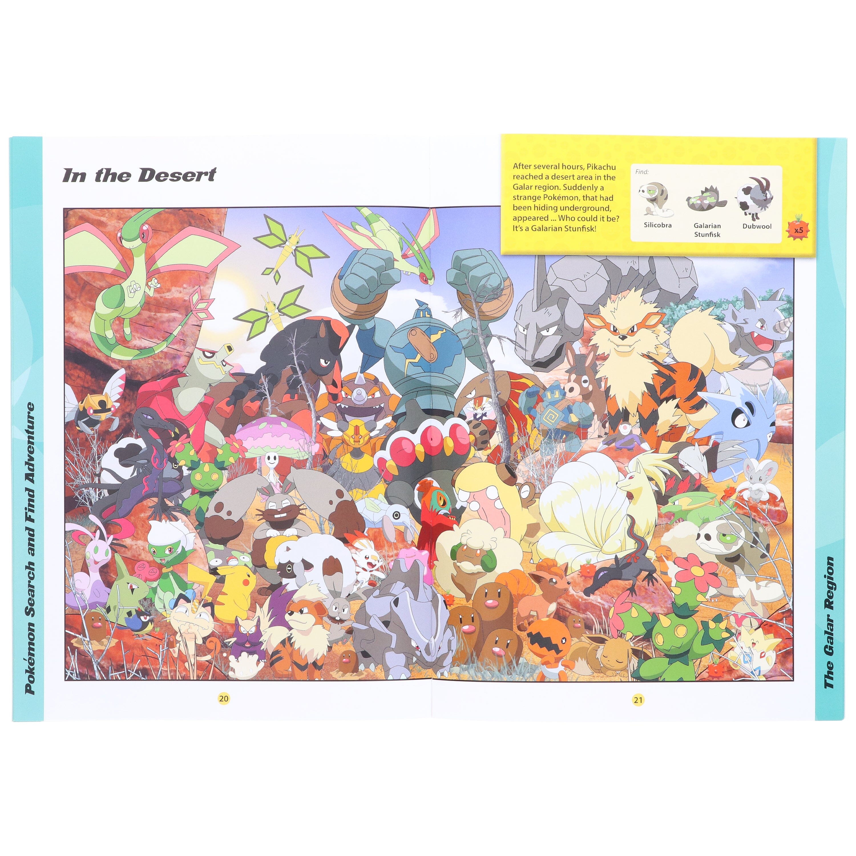 Pokemon Search and Find Adventure 8 Books Collection Set - Ages 4+