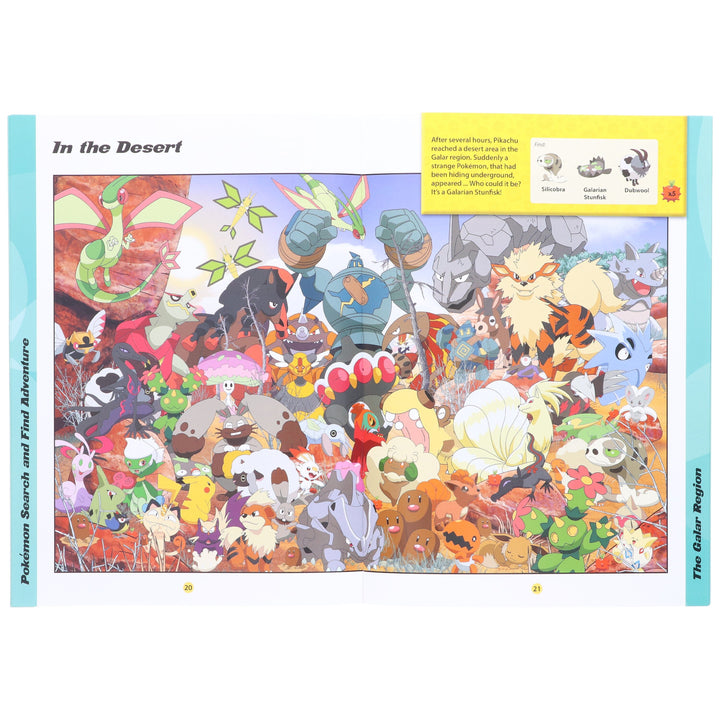 Pokemon Search and Find Adventure 8 Books Collection Set - Ages 4+ - Paperback