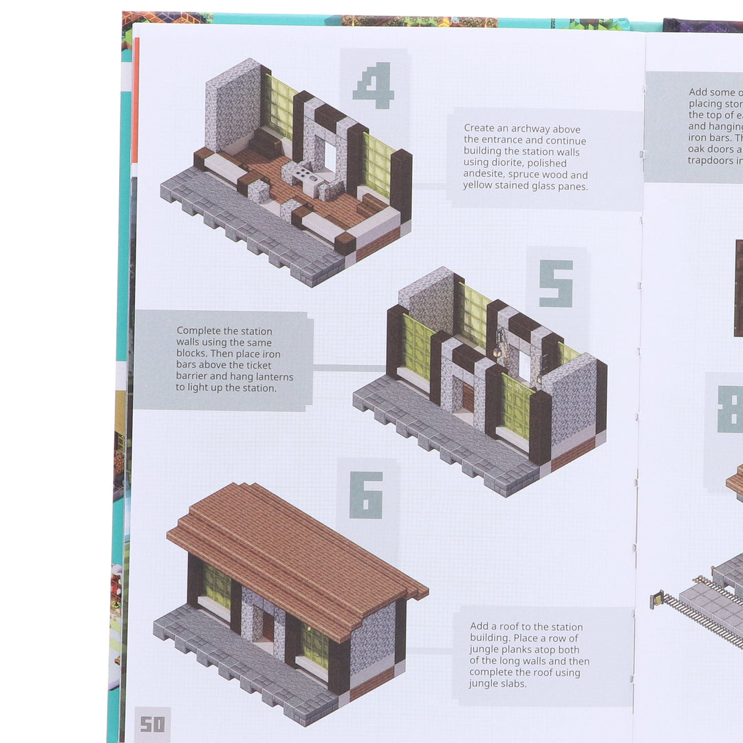 Minecraft Bite-Size Builds by Mojang AB 3 Books Collection Box Set - Ages 7+ - Hardback