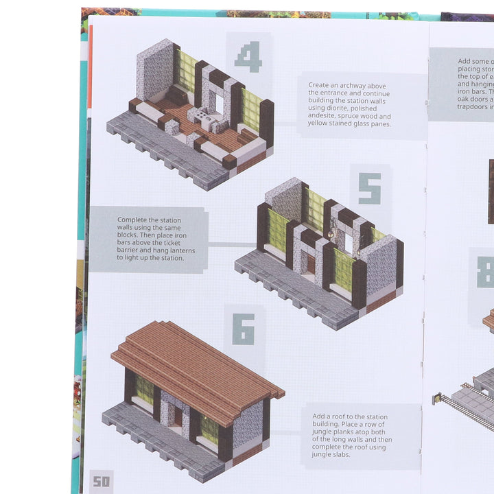 Minecraft Bite-Size Builds by Mojang AB 3 Books Collection Box Set - Ages 7+ - Hardback
