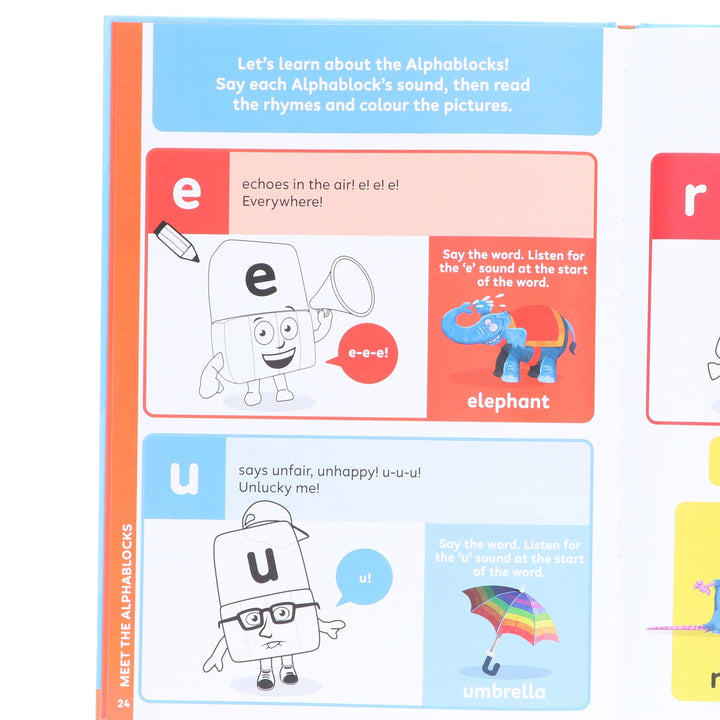 Alphablocks & Colourblocks Annual 2025 By Sweet Cherry Publishing: 2 Books Collection Set - Ages 3-5 - Hardback