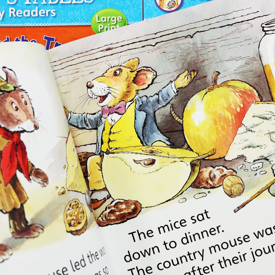 Aesop's Fables Easy Readers By Val Biro 6 Books Collection Set - Ages 4+ - Paperback