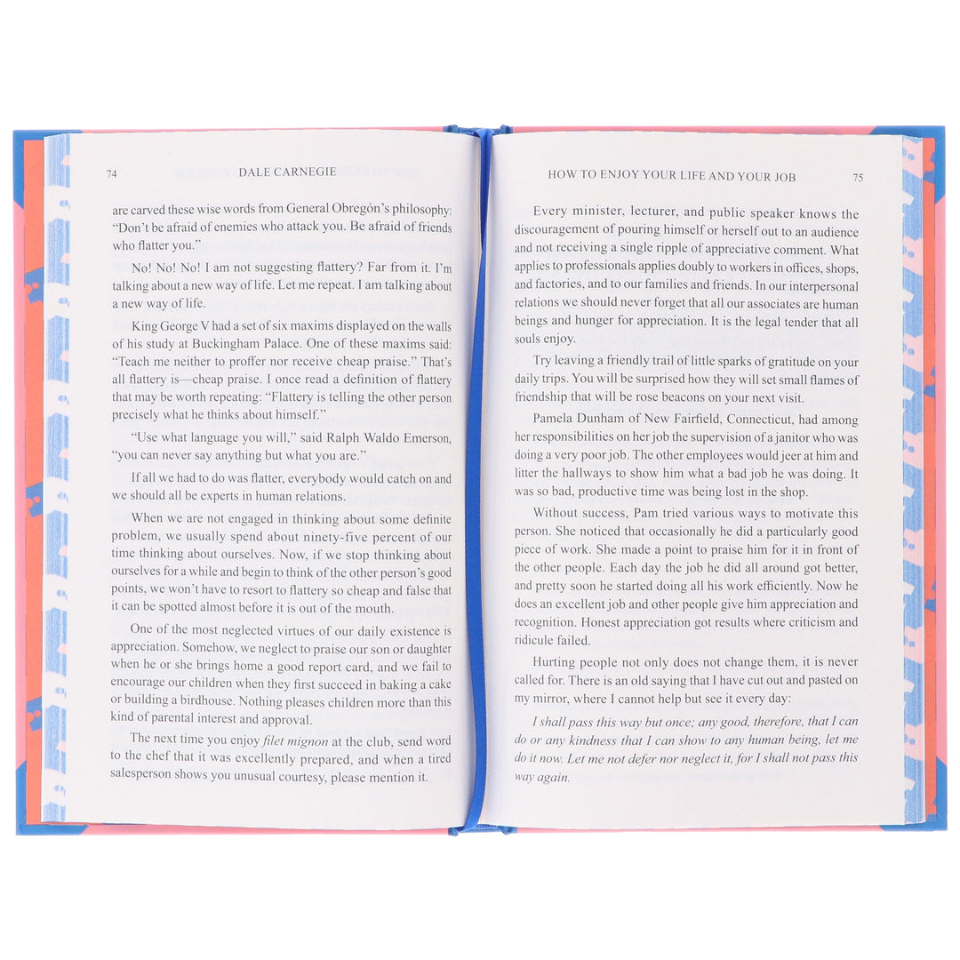 How to Enjoy Your Life and Your Job by Dale Carnegie - Non Fiction - Sprayed Edges Hardback