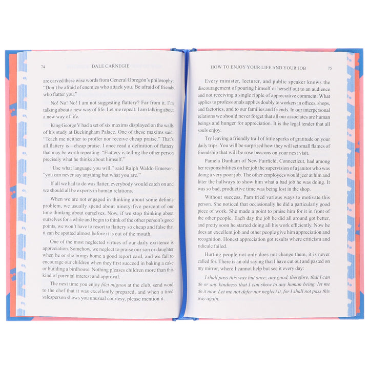 How to Enjoy Your Life and Your Job by Dale Carnegie - Non Fiction - Sprayed Edges Hardback