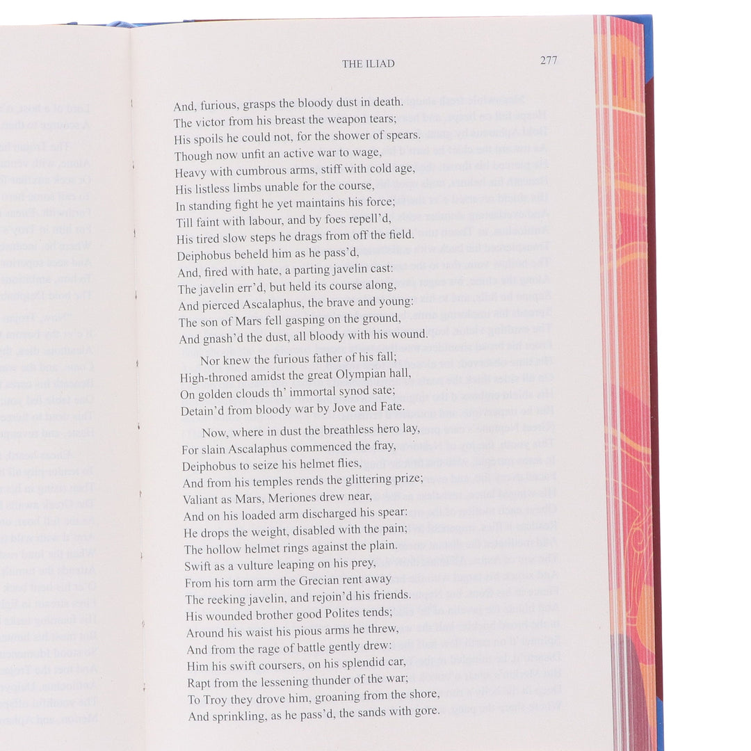 The Iliad by Homer - Fiction - Sprayed Edges Hardback