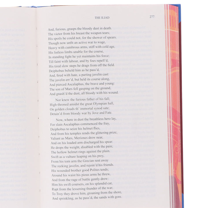 The Iliad by Homer - Fiction - Sprayed Edges Hardback