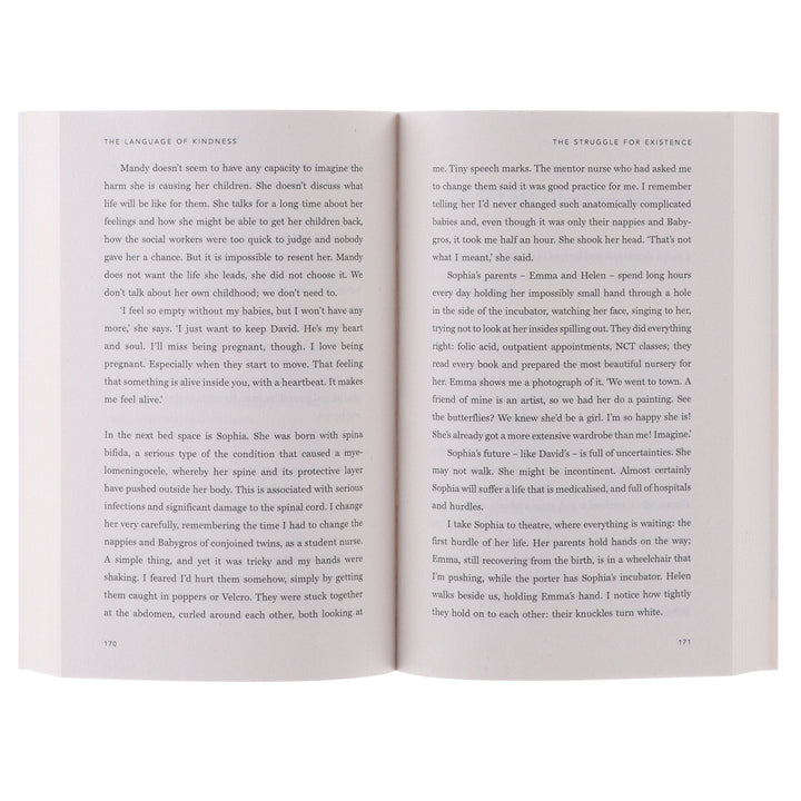The Language of Kindness, The Courage to Care & A Nurse's Story by Christie Watson, Sarah Johnson & Louise Curtis 3 Books Collection Set - Non Fiction - Paperback