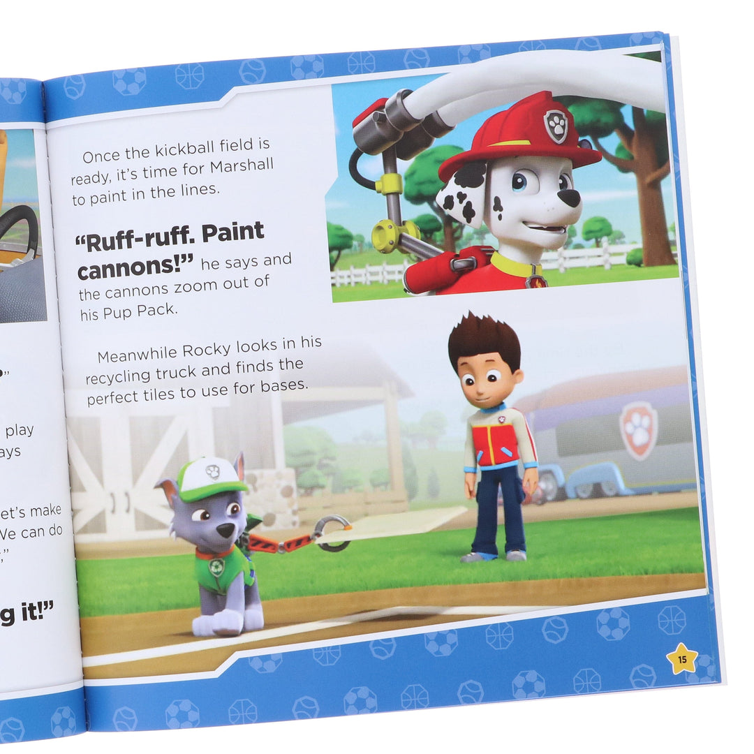 PUPS SAVE THE GAMES! - Paw Patrol Picture Story Book - Ages 3-5 - Paperback