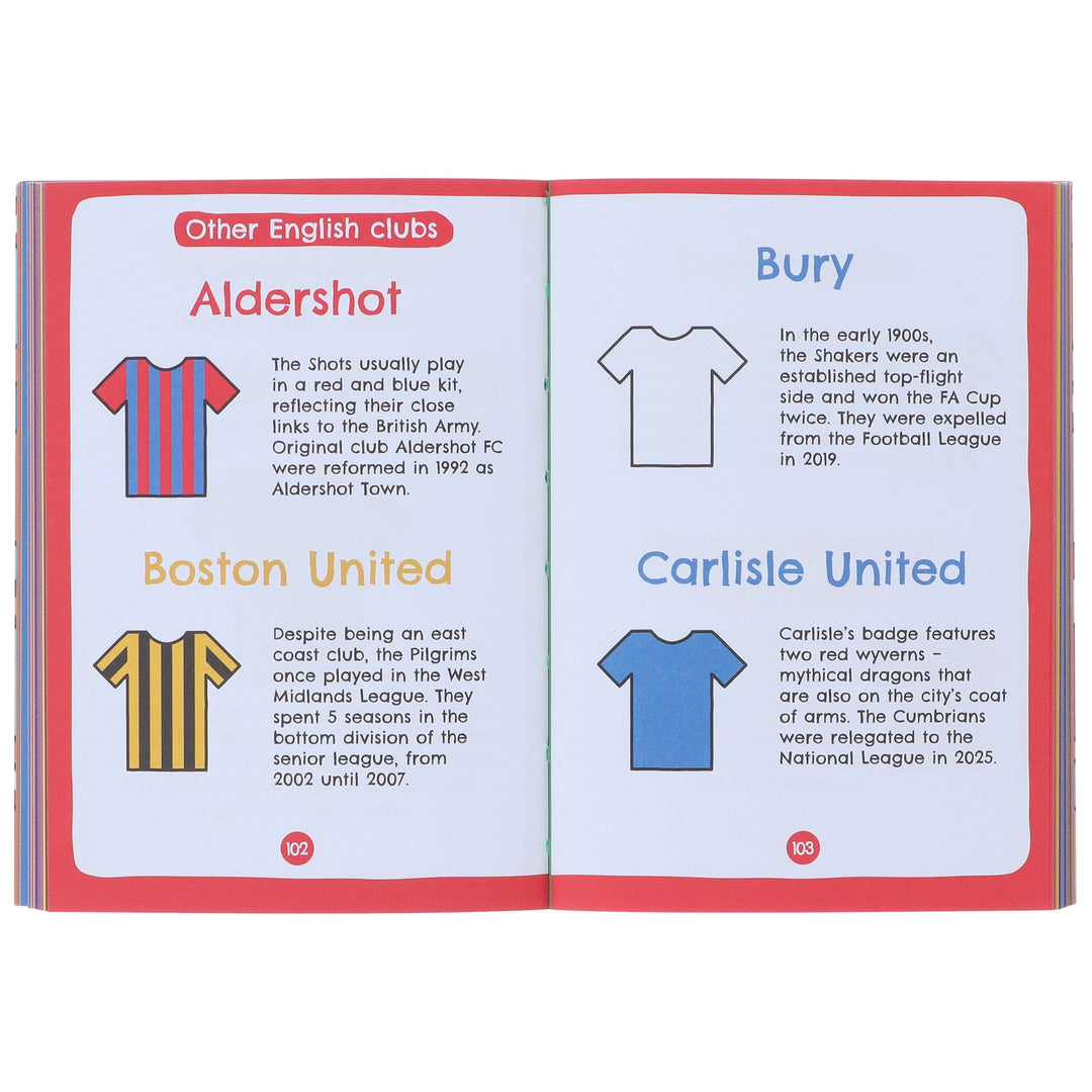 Football Clubs of England and Scotland: A pocket-sized football book packed with fun facts, world records, cool stats and quizzes - Ages 7+ - Paperback