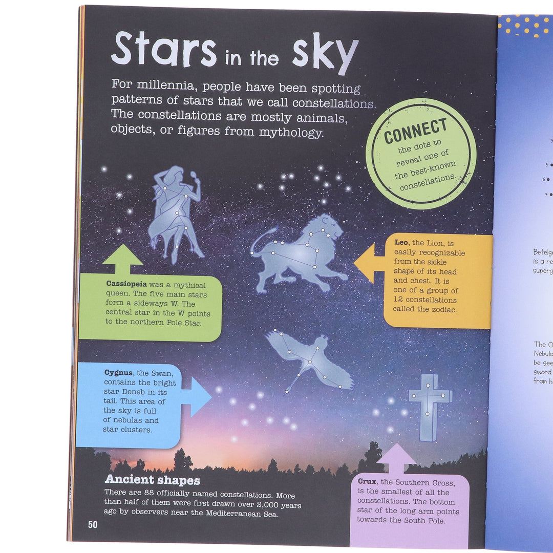 The Fact-Packed Activity Book: Space: With More Than 50 Activities, Puzzles, and More! by DK - Ages 5+ - Paperback