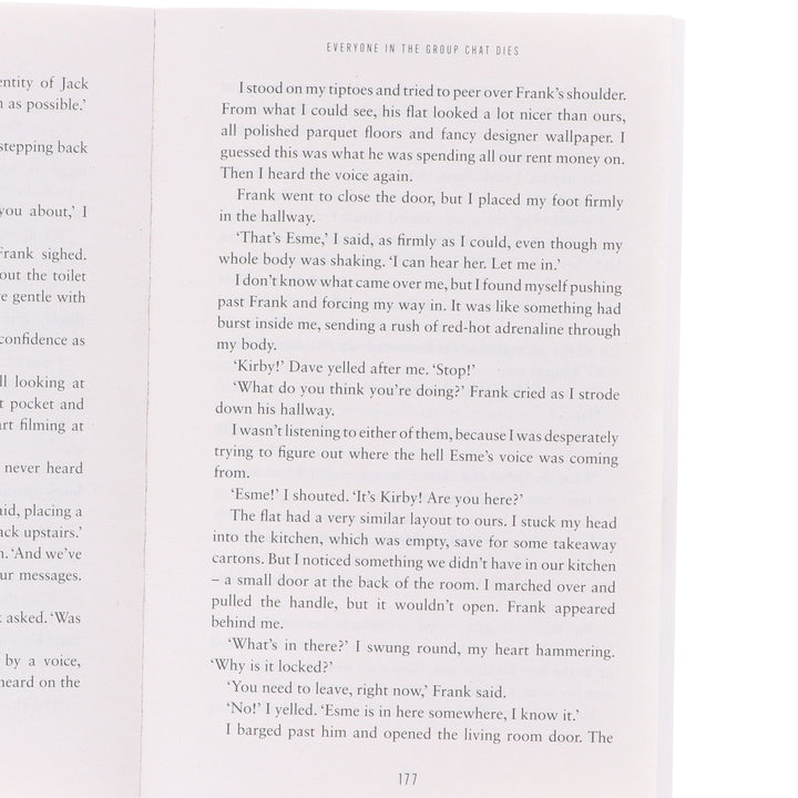 Everyone in the Group Chat Dies by L.M. Chilton - Fiction - Paperback