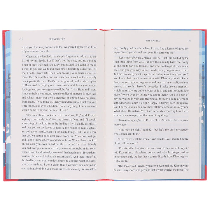The Castle By Franz Kafka - Fiction - Sprayed Edges Hardback
