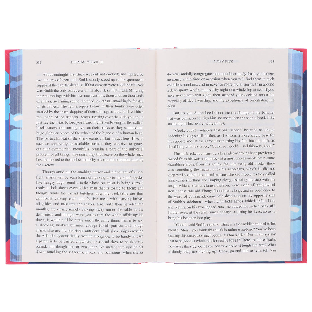 Moby Dick by Herman Melville - Fiction - Sprayed Edge Hardback