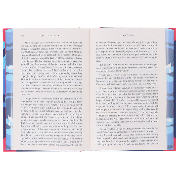 Moby Dick by Herman Melville - Fiction - Sprayed Edge Hardback