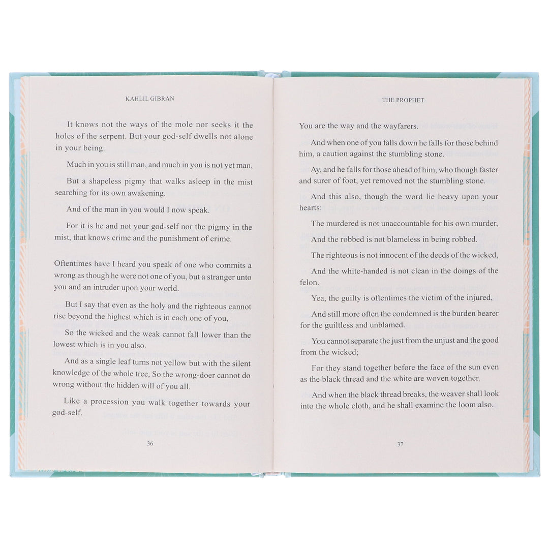 The Prophet by Kahlil Gibran - Fiction - Sprayed Edge Hardback