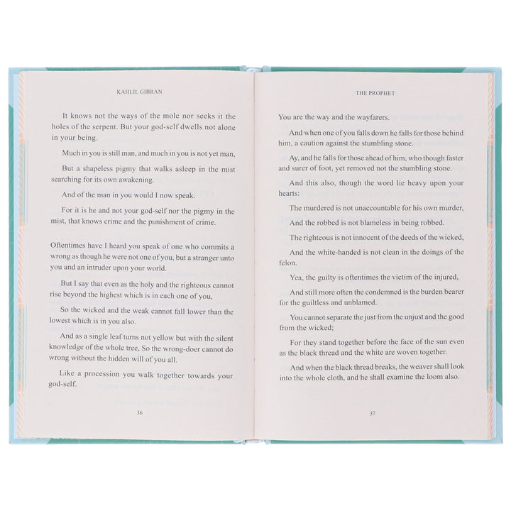 The Prophet by Kahlil Gibran - Fiction - Sprayed Edge Hardback