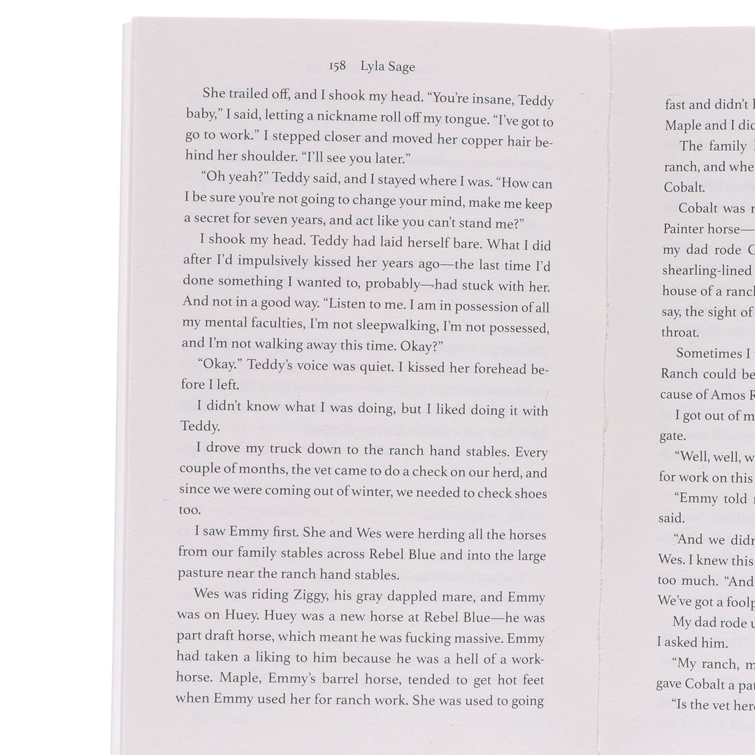 Rebel Blue Ranch Series by Lyla Sage: 4 Books Collection Set - Fiction - Paperback