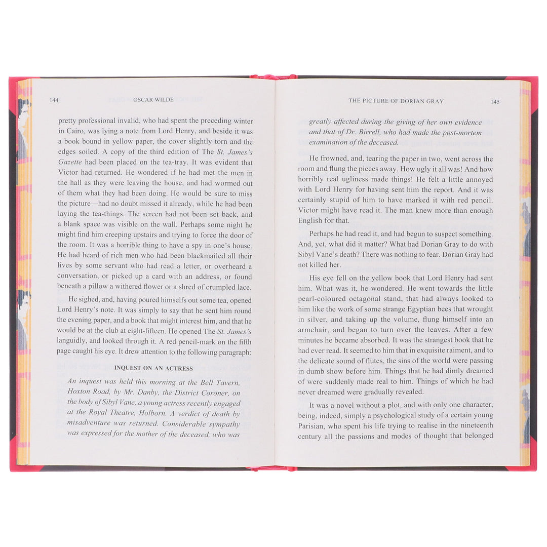 The Picture of Dorian Gray by Oscar Wilde - Fiction - Sprayed Edges Hardback