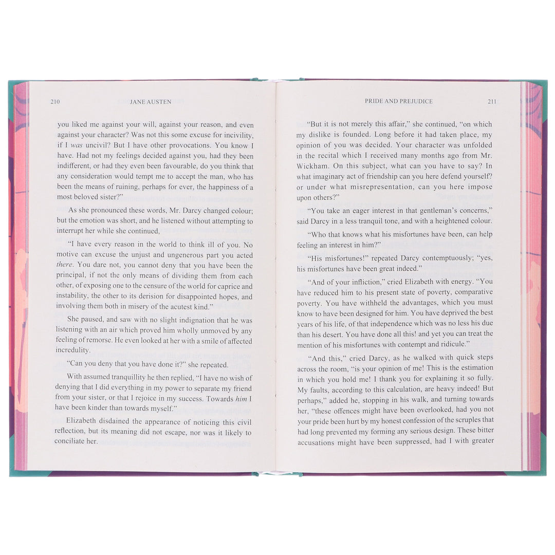 Pride and Prejudice by Jane Austen (Deluxe Edition) - Fiction - Sprayed Edges Hardback