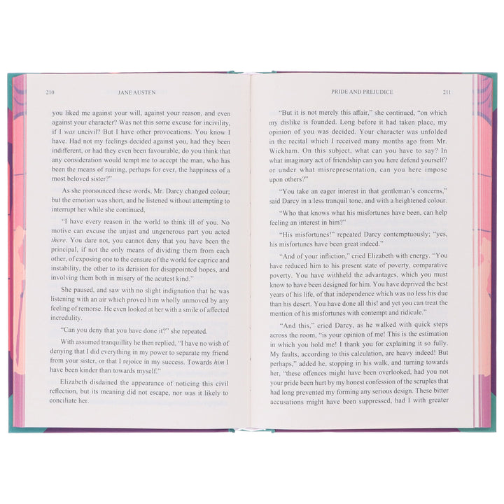 Pride and Prejudice by Jane Austen (Deluxe Edition) - Fiction - Sprayed Edges Hardback