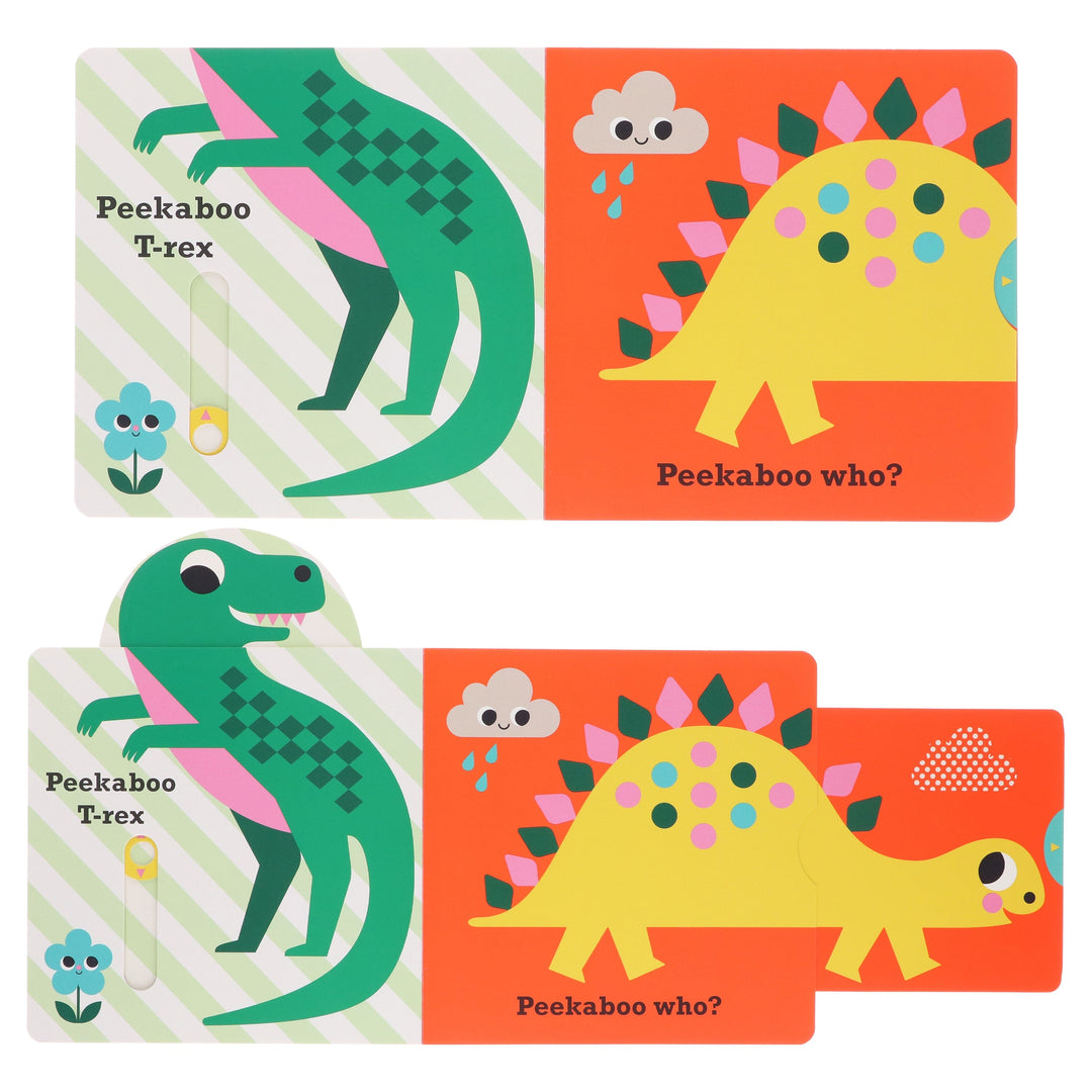 Peekaboo: Lion, Zoo, Bear & Dinosaur by Camilla Reid Illustrated 4 Books Collection Set - Ages 0-5 - Board Book