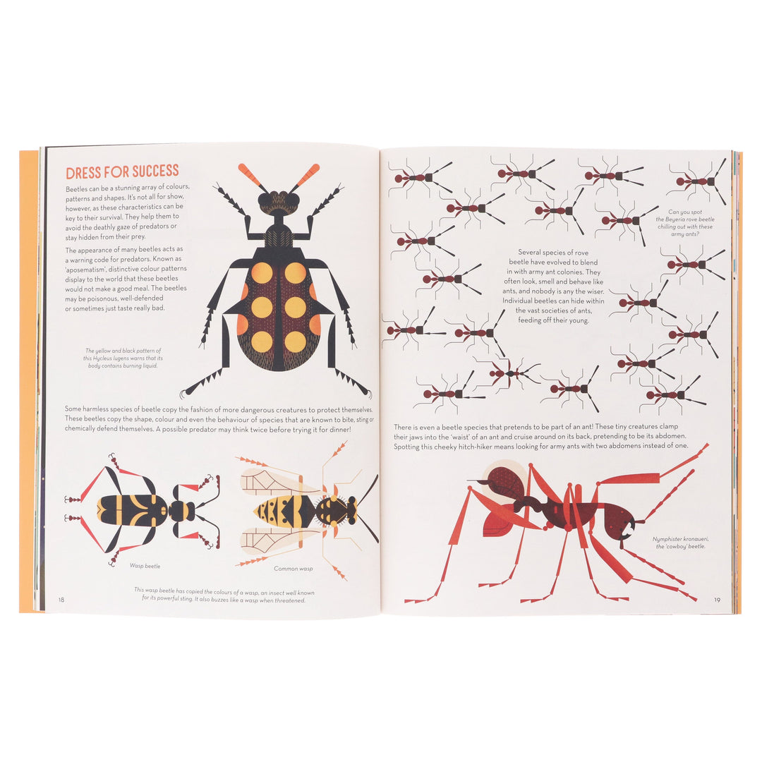 Bonkers About Beetles by Owen Davey (About Animals Series) - Ages 7+ - Paperback