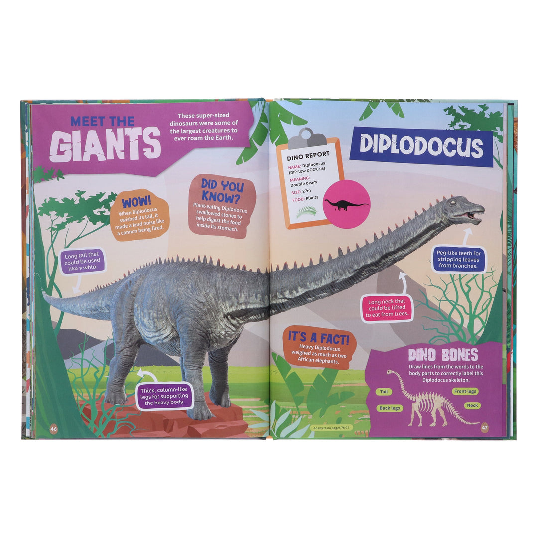 The World of Dinosaurs by Jurassic Explorers 2024 Edition - Age 4+ - Hardback 5-7 Little Brother Books Limited