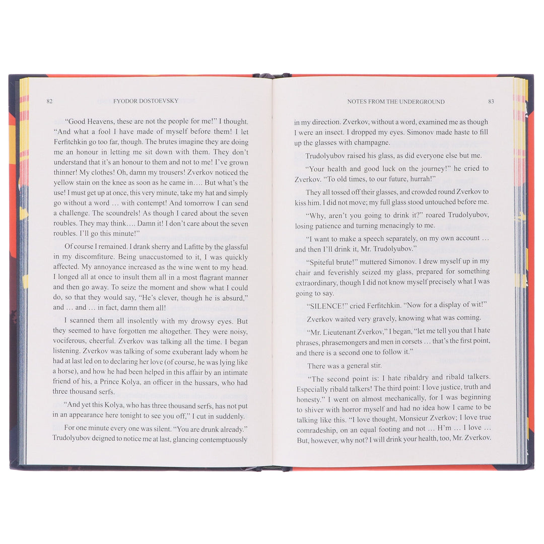 Notes from Underground by Fyodor Dostoevsky - Fiction - Sprayed Edges Hardback