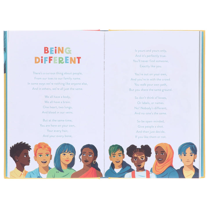 Being you: Poems of positivity to support kids’ emotional wellbeing by Daniel Thompson - Ages 7+ - Hardback