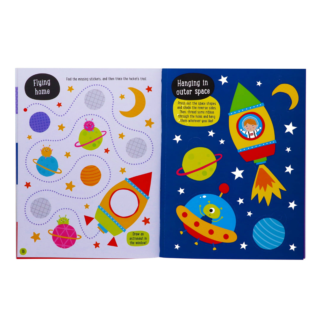 My First Stickers 10 Activity Books Collection with Over 250 stickers - Age 3-5- Paperback 0-5 Make Believe Ideas