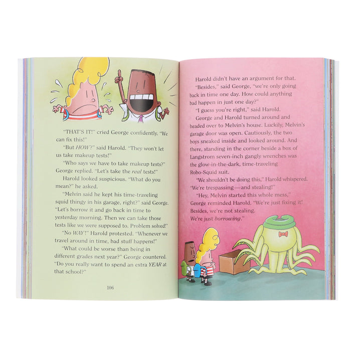 Captain Underpants Full Colour Series (Book 9-12) Collection by Dav Pilkey 4 Books Set - Ages 7-11 - Paperback