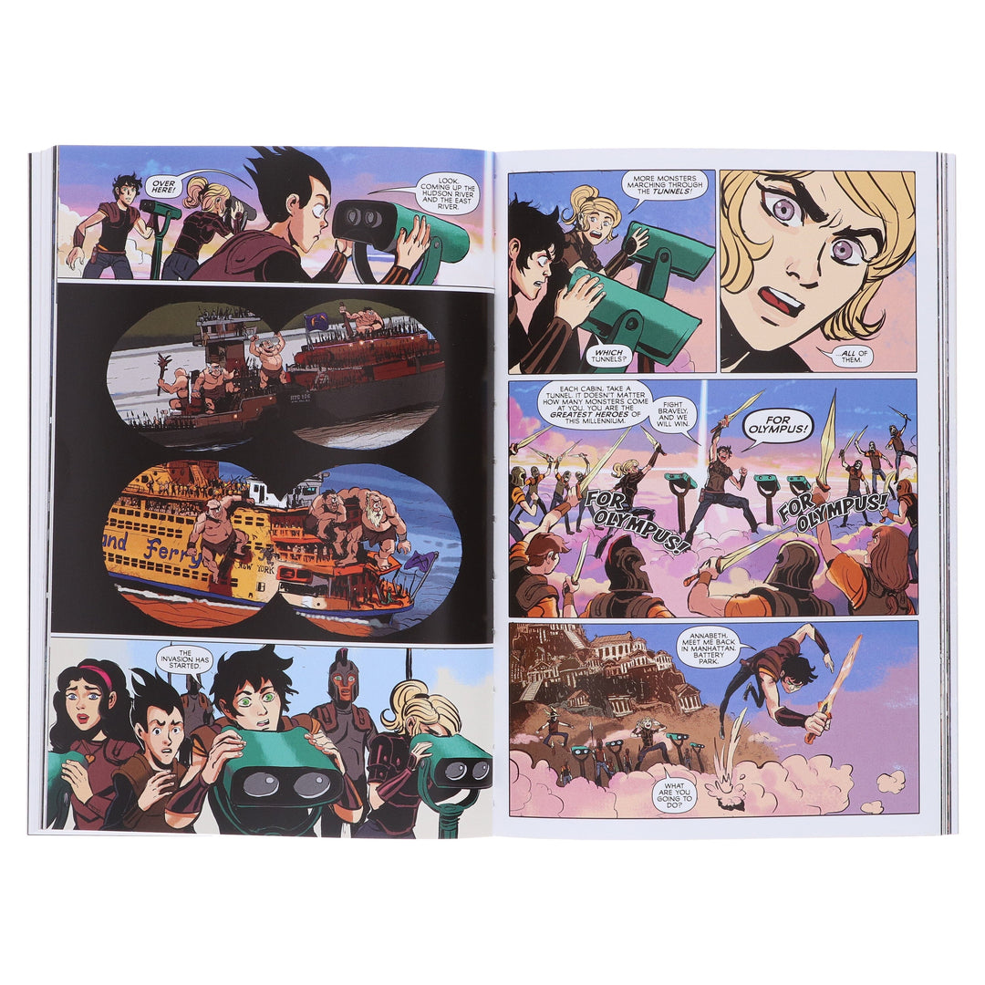 Percy Jackson Graphic Novels By Rick Riordan 1-5 Books Collection Set - Ages 8-15 - Paperback