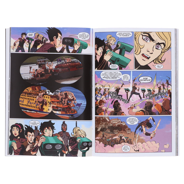 Percy Jackson Graphic Novels By Rick Riordan 1-5 Books Collection Set - Ages 8-15 - Paperback