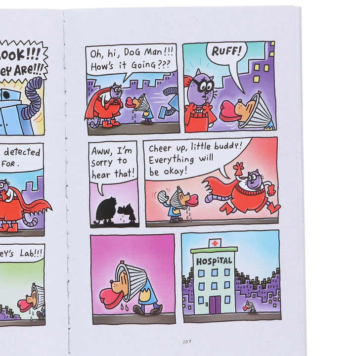 Dog Man 6-10: The Supa Buddies Mega Collection by Dav Pilkey 5 Books Collection Set - Ages 6-12 - Paperback