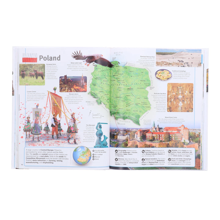 Our World in Pictures: Countries, Cultures, People & Places: A Visual Encyclopedia of the World by DK - Ages 7+ - Hardback