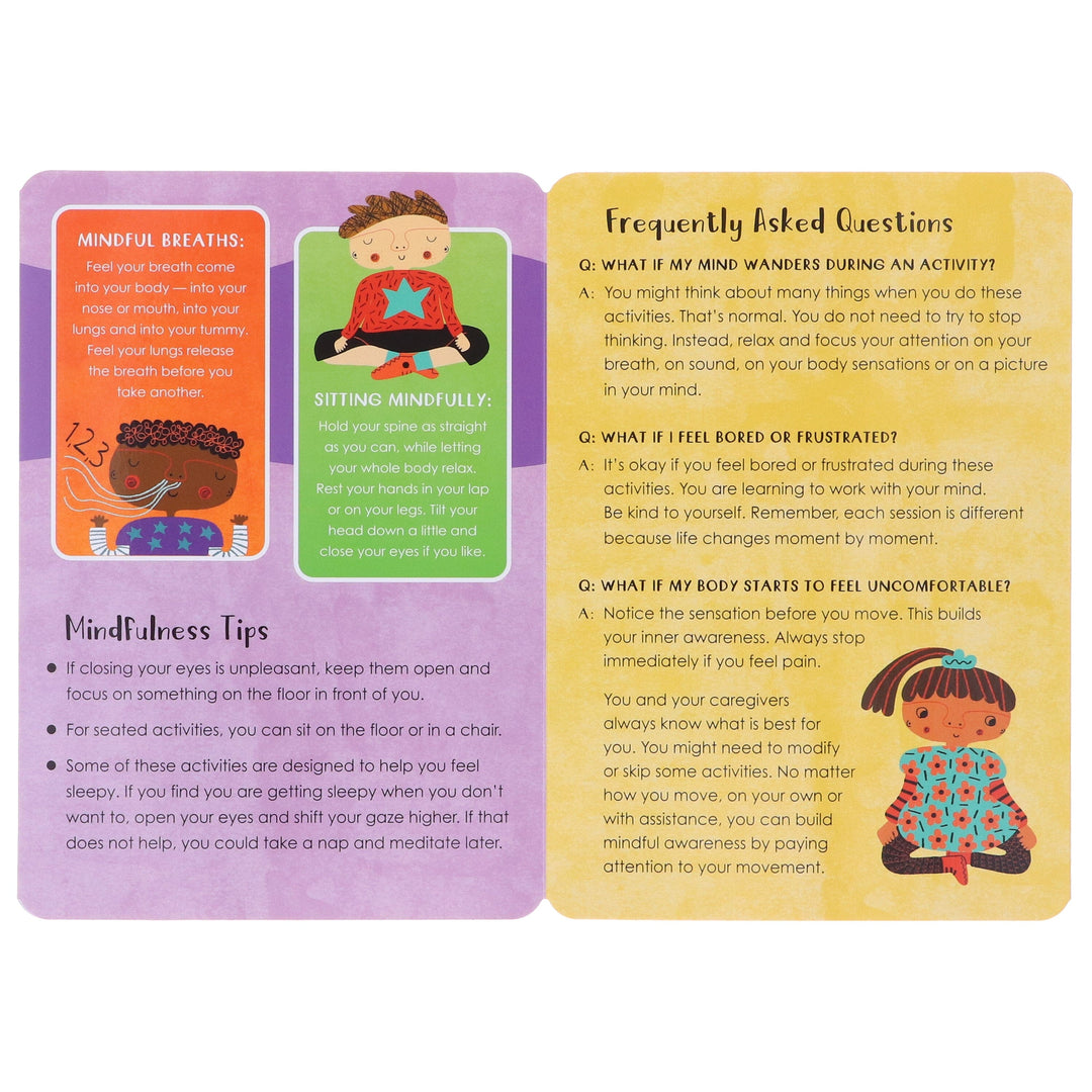 Mindful Kids: 50 Mindfulness Activities for Kindness, Focus and Calm by Whitney Stewart - Ages 4+ - Activity Card
