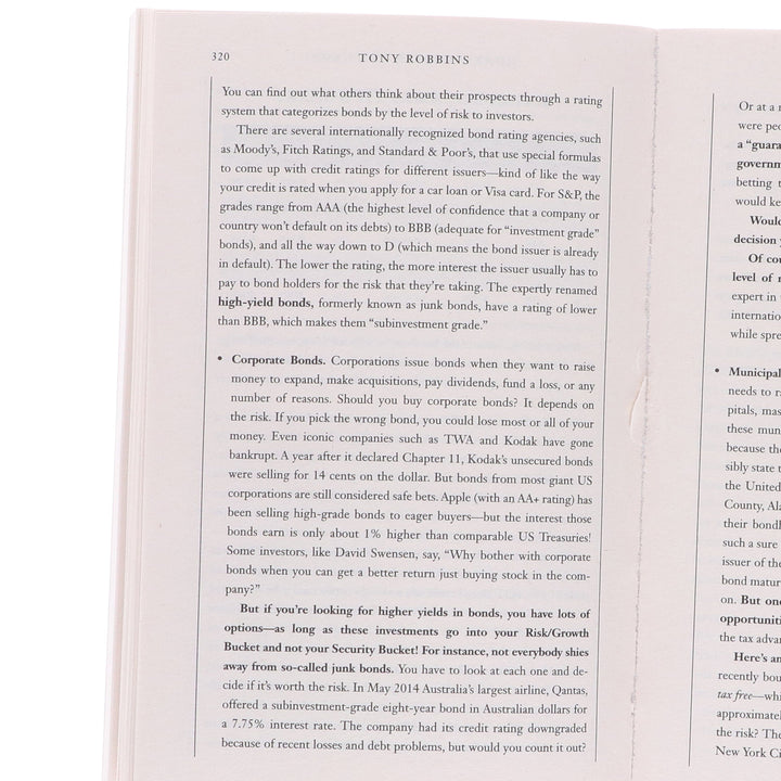 Tony Robbins Collection (Unshakeable: Your Guide to Financial Freedom & Money Master the Game) 2 Books Set - Non Fiction - Paperback