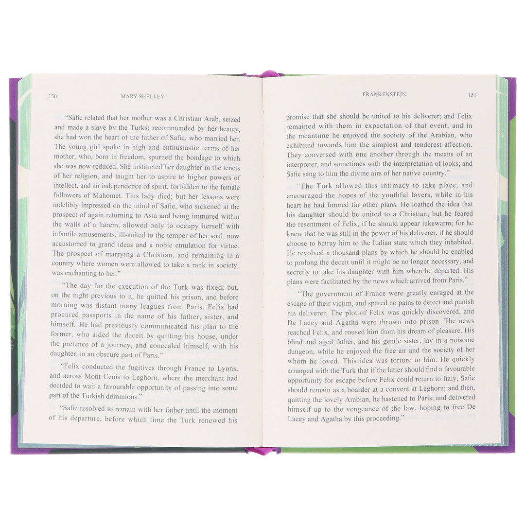 Frankenstein by Mary Shelley - Fiction - Sprayed Edges Hardback
