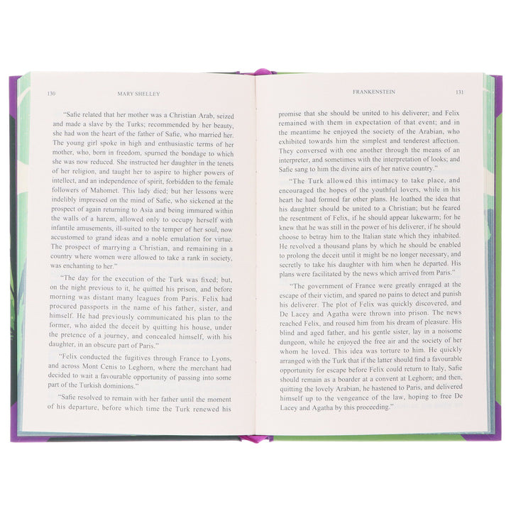 Frankenstein by Mary Shelley - Fiction - Sprayed Edges Hardback