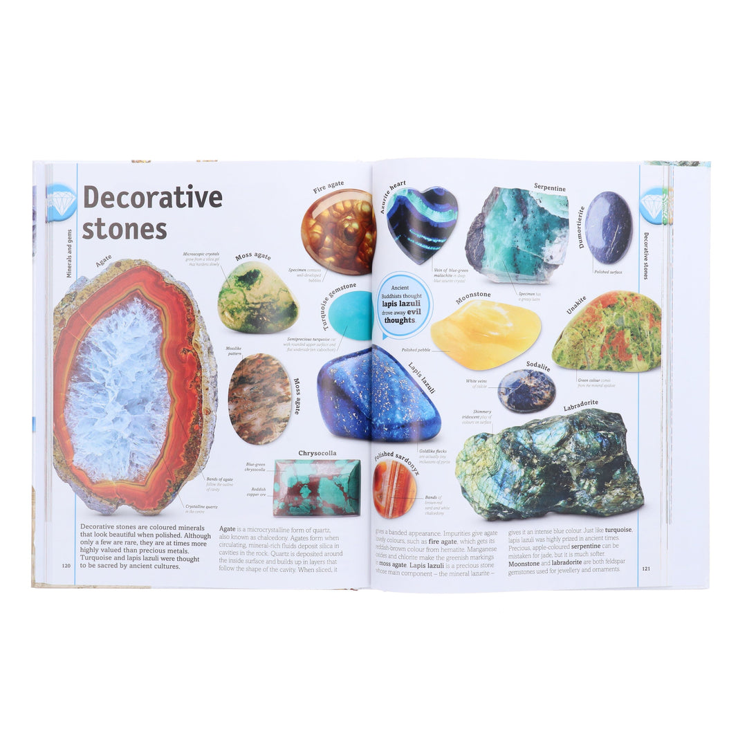 Our World in Pictures: The Rock and Gem Book by Clive Gifford & Dan Green - Ages 9-12 - Hardback