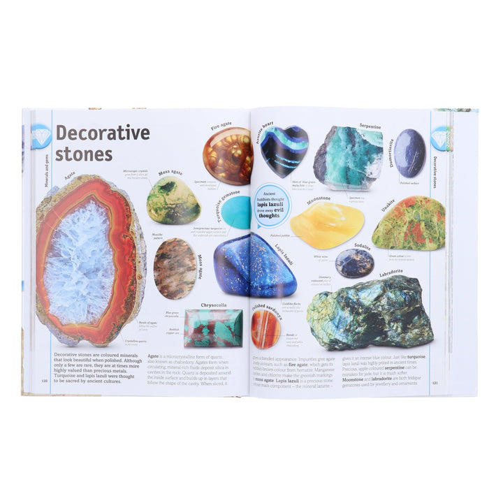 Our World in Pictures: The Rock and Gem Book by Clive Gifford & Dan Green - Ages 9-12 - Hardback