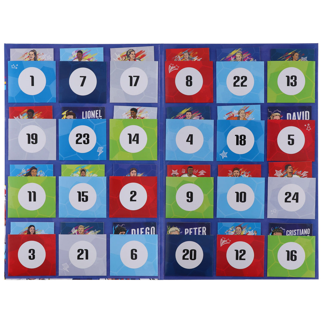 Football Stars Advent Calendar 24 Football Stories and Player Books for Kids by Luke Paton & Harry Meredith - Ages 7-9 - Paperback (Includes 24 Free AudioBooks!)