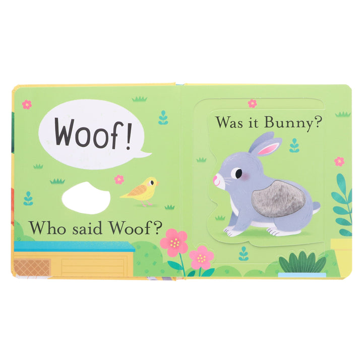 Who Said That? Lift the Flap Touch and Feel 4 Books Collection Set By Yi Hsuan Mu - Ages 1-5 - Board Book B2D DEALS Little Tiger Press Group