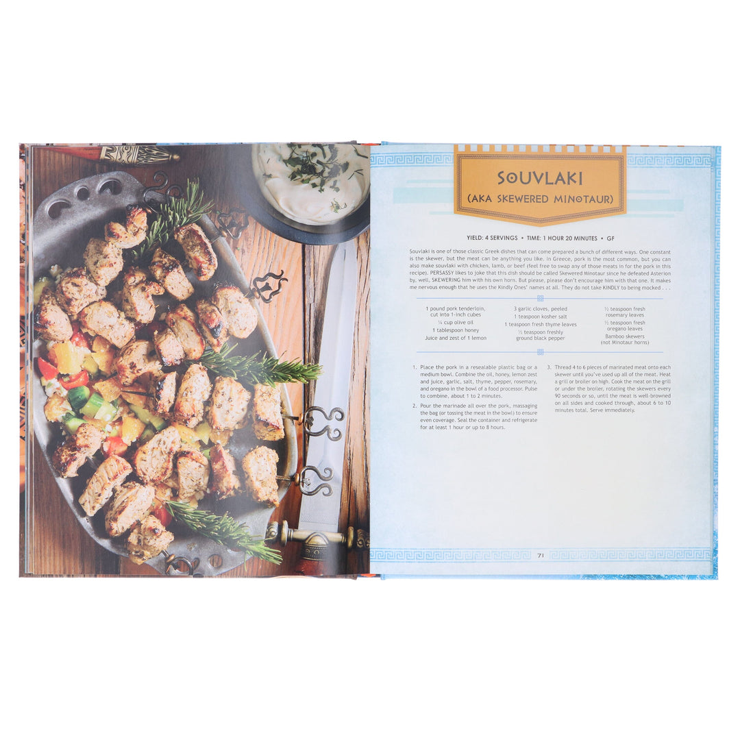 Percy Jackson and the Olympians: The Official Cookbook by Jarrett Melendez - Non Fiction - Hardback