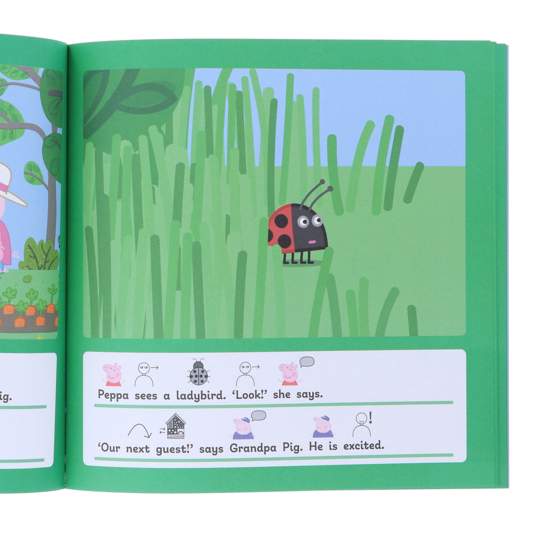 Peppa Pig: Bug Hotel: A Symbolised Picture Book (Peppa Pig Symbolised Stories) - Ages 3-5 - Paperback (Includes Free Signing Video & Audiobook)